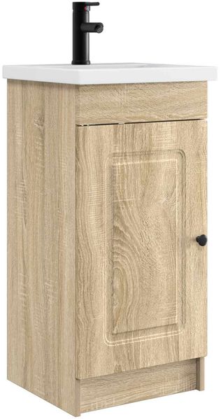 vidaXL Badezimmerschrank mit Waschbecken Sonoma-Eiche 889996