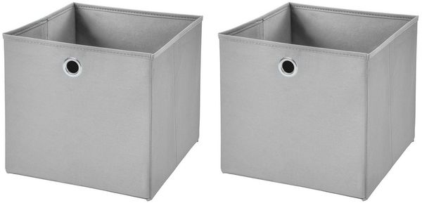 StickandShine Faltbox 2er SET 28 x 28 x 28 cm ohne Deckel – perfekt für KALLAX - 19 Farben