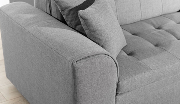 ELTAP 'Sorento', Ecksofa, Eckcouch, Braun / Braun, 78 x 194 x 296 cm, Rechts Bild 6