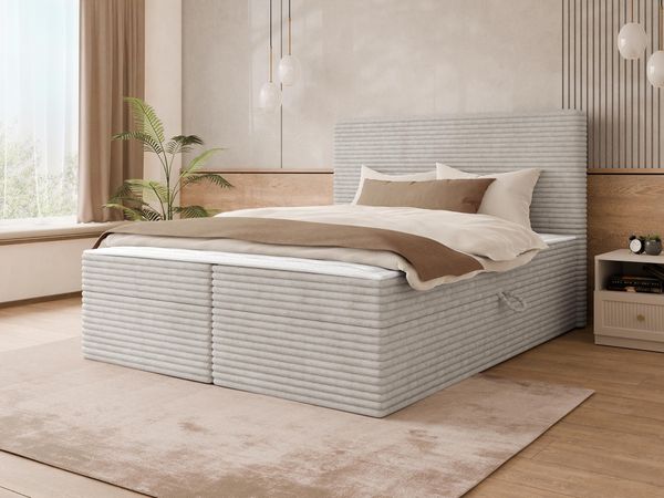 Boxspringbett Wokio (Farbe: Ambience 04, Größe: 140 x 200)