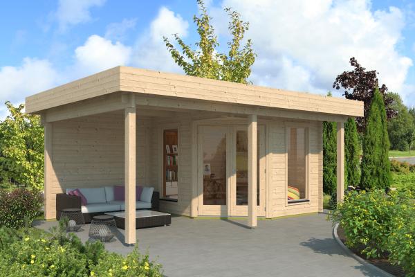 Gartenhaus Nora 44 G Modern Farblos