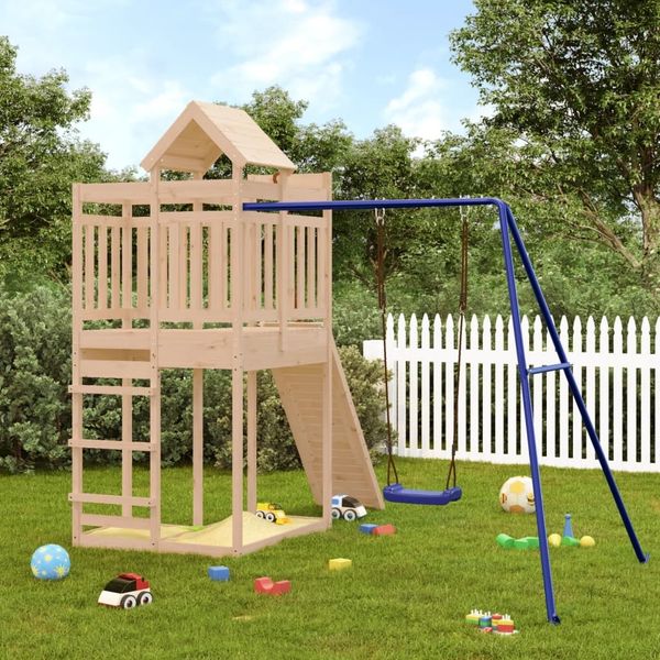 vidaXL Spielturm Massivholz Kiefer 3156877