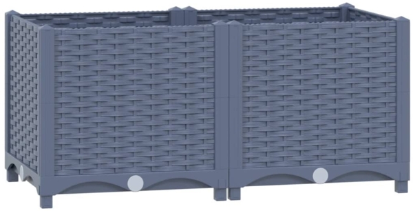 vidaXL Hochbeet 80x40x38 cm Polypropylen 310402