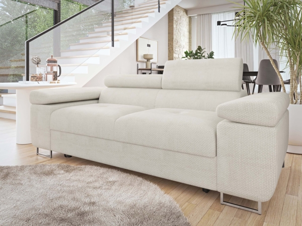 Sofa Torezio II mit Einstellbare Kopfstützen (Farbe: Flow 06)