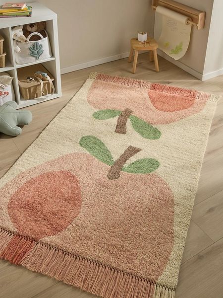 benuta Kinderteppich Iggy, rechteckig, Höhe: 11 mm, Kunstfaser, Berber, Ethno-Style, Wohnzimmer