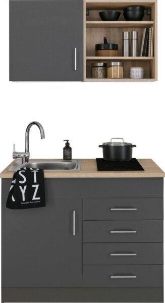 KOCHSTATION Pantryküche KS-Mali, Breite 100 cm, wahlweise mit E-Geräten Bild 5