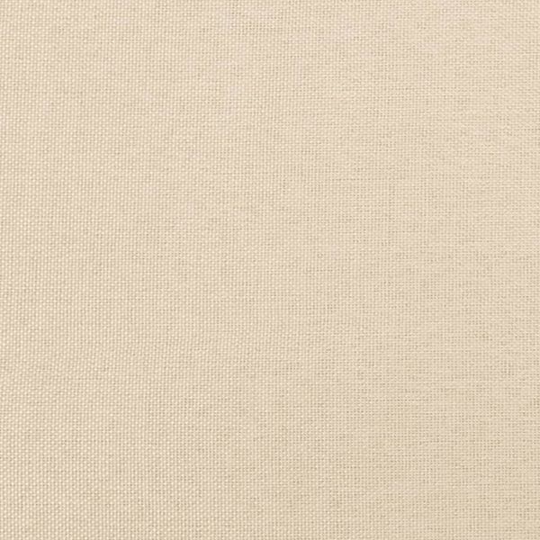 vidaXL Boxspringbett mit Matratze Creme 120x190 cm Stoff 3269777 Bild 8