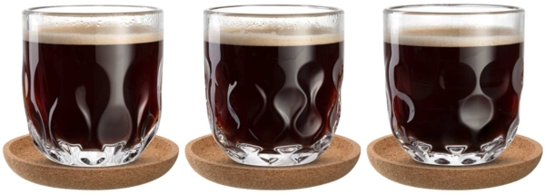 Leonardo GOCCE Kaffee-Set mit Untersetzer 6-teilig