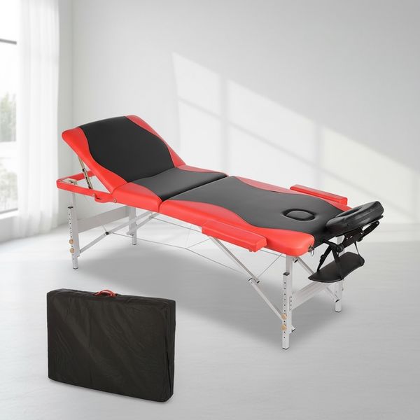 Massagebank Massagetisch Massageliege Kosmetikliege Tasche 3 Zonen klappbar
