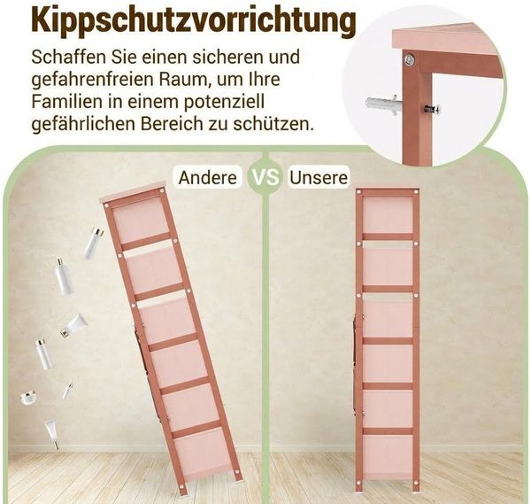 GarveeMore Kommode Schrank Aufbewahrungsschrank mit 16 Schubladen 103*30*130cm Bild 4