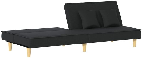 vidaXL Schlafsofa Schwarz Stoff 351902 Bild 7