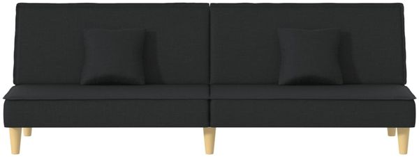 vidaXL Schlafsofa Schwarz Stoff 351902 Bild 4