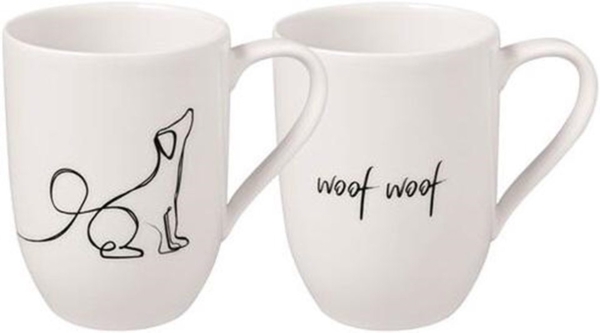 Villeroy & Boch Statement Kaffeebecher 280ml 2er Set Dog