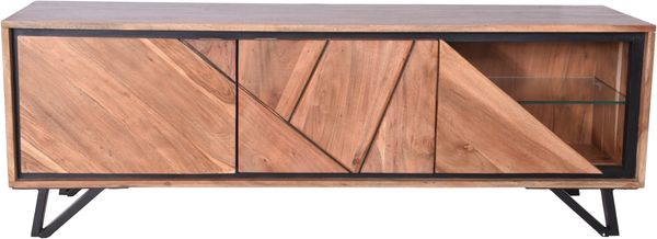 TV-Schrank EBBA - Akazie Akazienbraun 51x40x150cm | Fernsehtisch TV Lowboard für Fernseher Bild 6