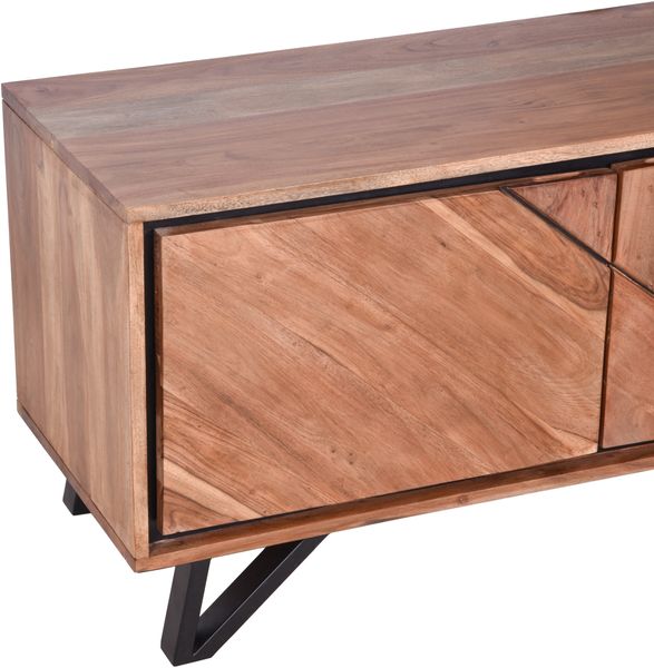 TV-Schrank EBBA - Akazie Akazienbraun 51x40x150cm | Fernsehtisch TV Lowboard für Fernseher Bild 5