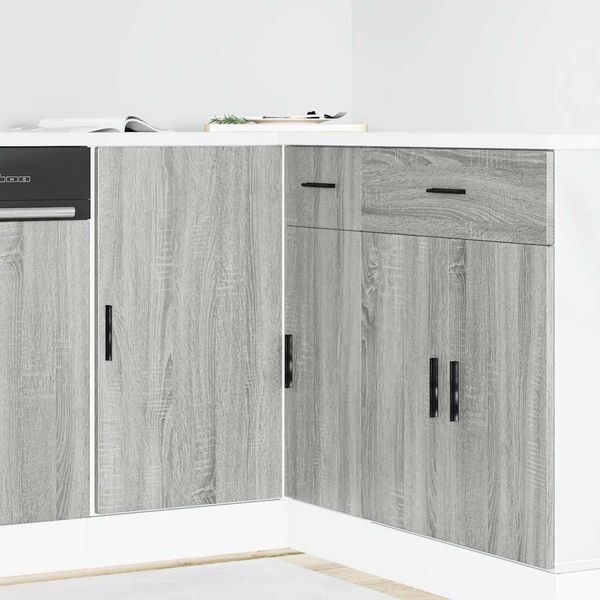 vidaXL Küchenunterschrank Lyon Grau Sonoma Holzwerkstoff 854294
