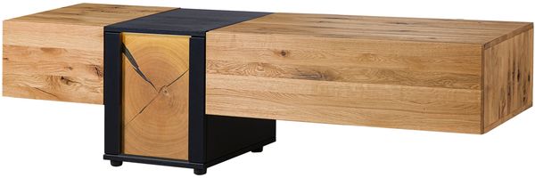 Lowboard Wildeiche 200x52x52 natur lackiert / geölt KITZBÜHEL #131