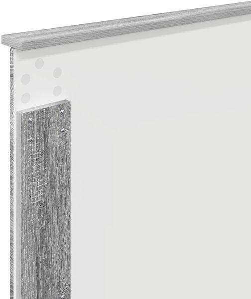 vidaXL Aufbewahrungsbett Graues Sonoma 100 x 200 cm Holzwerkstoff 3410831 Bild 12