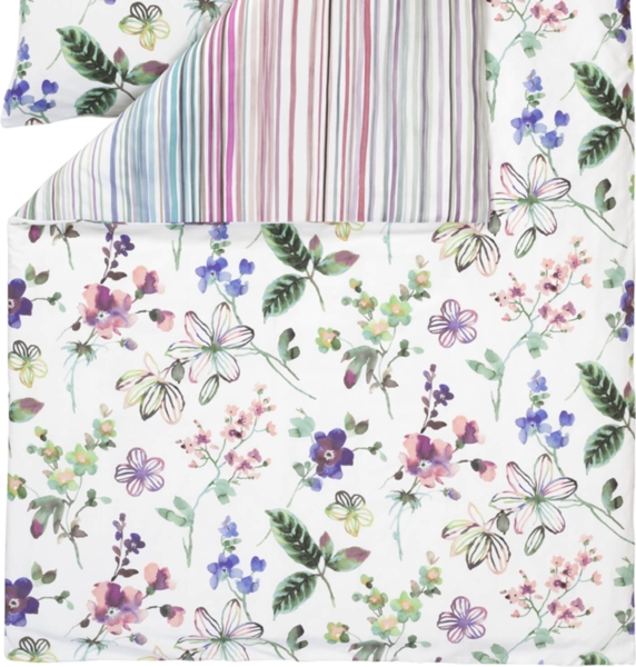 Estella Bettwäsche Lily 4747 985 Bunt Mako Satin 135 x 200 + 80 x 80 cm Bild 3