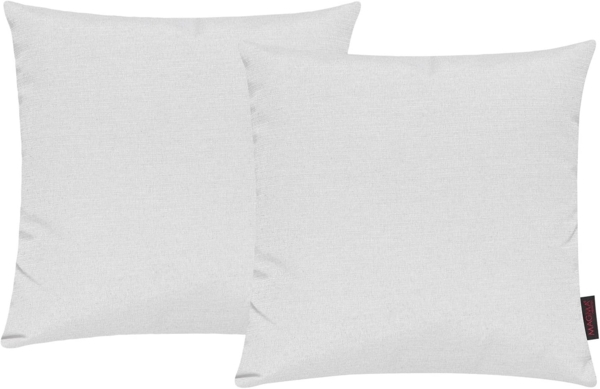 MAGMA Kissenhüllen FINO - ca. 40 x 40 cm - 2er Set weiss
