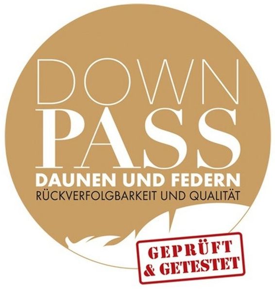 Canada Daunenkissen Daunenkissen Hotel Qualität DownPass - direkt vom Bettenfachgeschäft, Füllung: 85% Federn 15% Daunen Klasse 1, Seitenschläfer, Rückenschläfer, Wohlfühlschlaf wie im 5 Sterne Hotel Bild 2