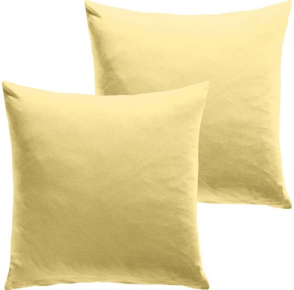 REDBEST Kissenbezug Kuschelkissenbezug "San Francisco" 2er-Pack, Single-Jersey Uni