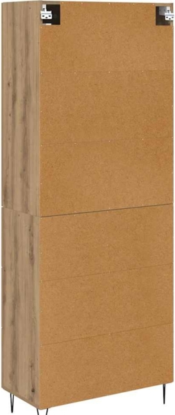 vidaXL Highboard Artisan-Eiche 69,5 x 34 x 180 cm Holzwerkstoff 3402703 Bild 9