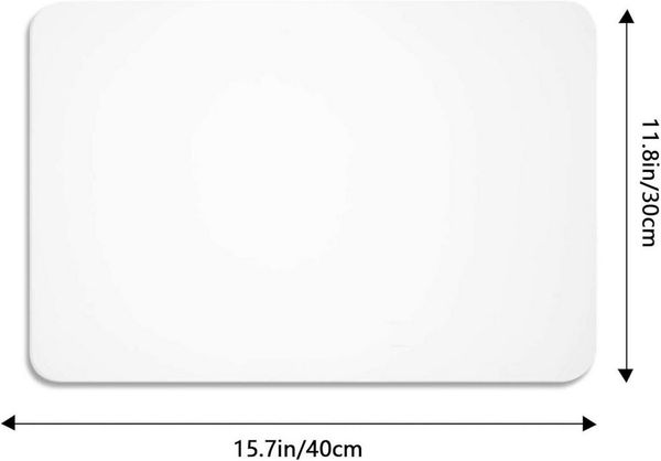 FELIXLEO Platzset Tischset Transparent Abwaschbar Rutschfest Platzdeckchen Set, (16-St)