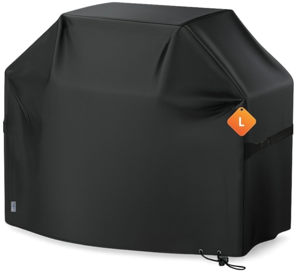 osoltus BBQ Abdeckhaube Premium Schutzhaube für Gasgrill schwarz L 105x65x120cm