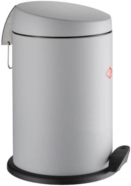 Wesco Capboy Treteimer, Abfalleimer, Mülleimer, Stahlblech, Cool Grey Matt, 13 L, 121212-79