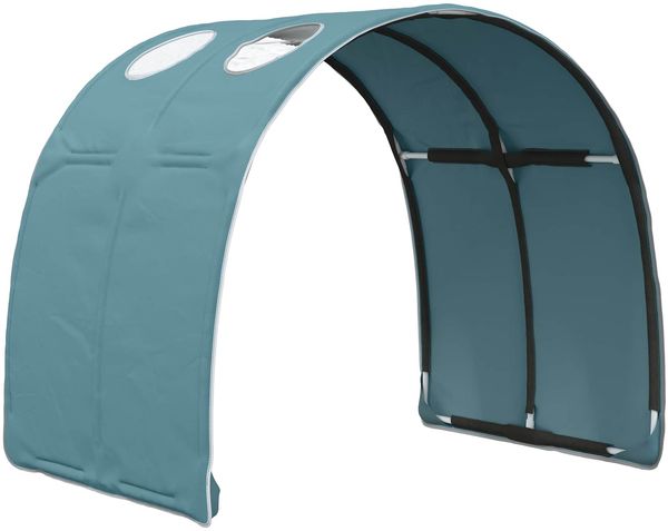 vidaXL Bett mit Tunnel 3 Stk. Weiß und Hellblau Holzwerkstoff 3423666 Bild 5