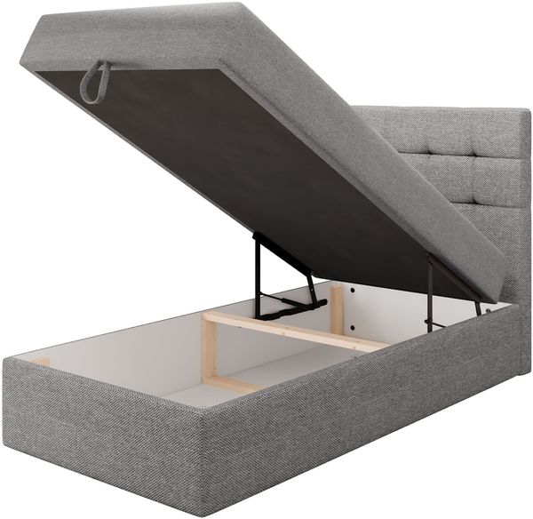 Boxspringbett Gazel Single (Farbe: Soft 017, Größe: 80 x 200) Bild 3