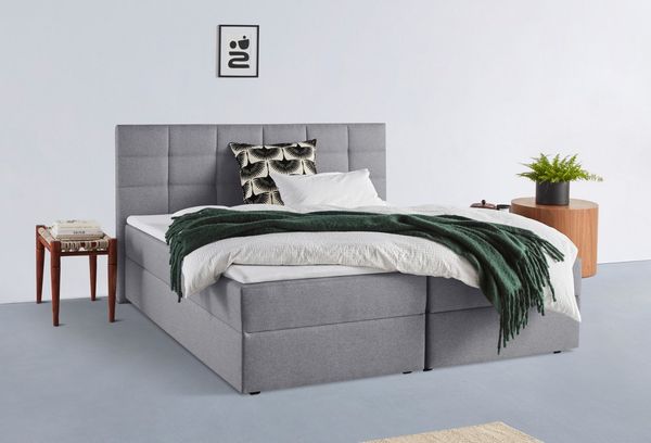 INOSIGN Boxbett Ovalo, wahlweise mit Bettkasten, in H2, H3 & H4 erhältilich