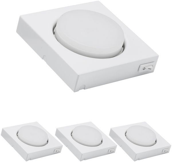 MILI 3er Set Aufbauleuchte 4000K Tageslicht 230V 520 lumen Weiss 7W GX53 10293