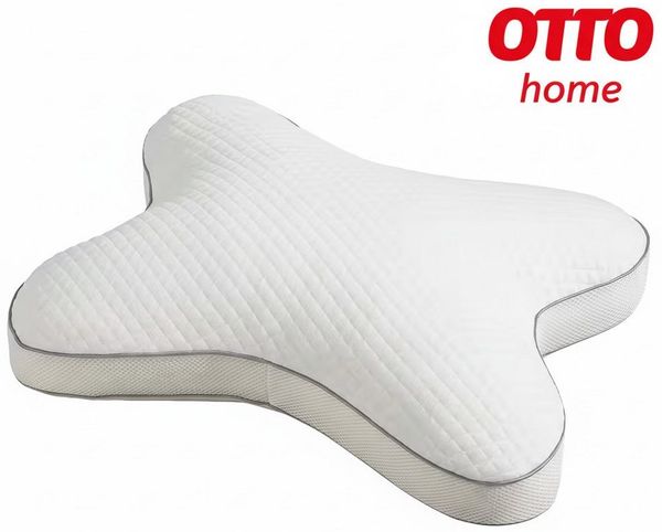 OTTO home Nackenkissen Schmetterling NEUHEIT! in Größe: 54x44 cm, 1-tlg, ergonomisches Nackenstützkissen für alle Schlafpositionen!