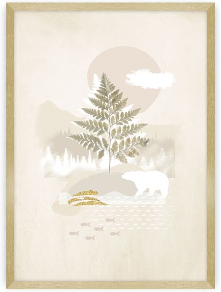 Dekoria Poster Beige Abstract II