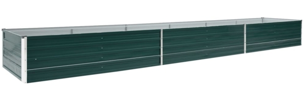 vidaXL Garten-Hochbeet Verzinkter Stahl 480x80x45 cm Grün 47065