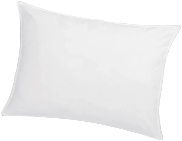 Vente-unique - AUXENCE Kopfkissen StoffStoff Weiß - B 50 cm x H 10 cm x L 70 cm