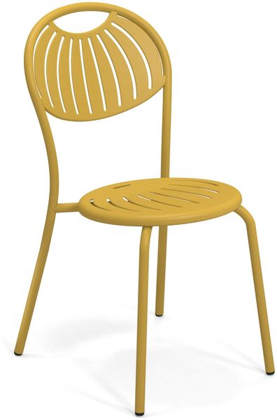 2er Set Coupole Gartenstuhl gelb