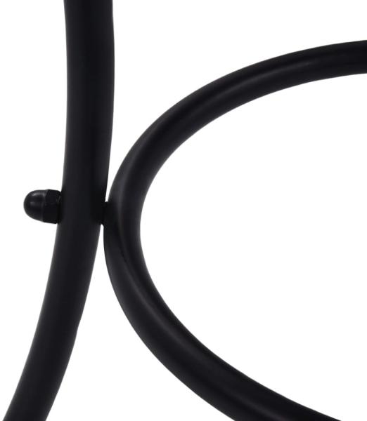 vidaXL Mosaik-Bistrotisch Terrakottarot und Weiß 60 cm Keramik 46708 Bild 2