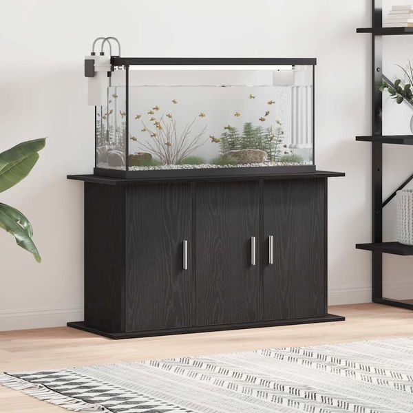 vidaXL Aquariumständer Schwarze Eiche 101 x 41 x 58 cm Holzwerkstoff 862156