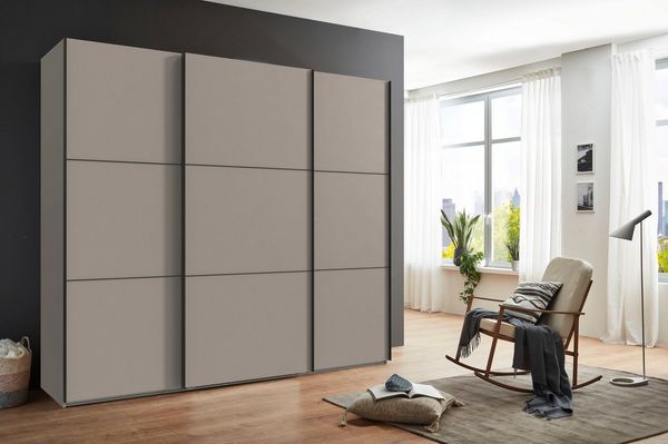 Wimex Kleiderschrank Indiana by fresh to go, wahlweise mit oder ohne Spiegel (INKLUSIVE Innenausstattung und Selbsteinzug für die Türen) große Breiten250 oder 300cm, mit oder ohne Glasfront, Made in Germany