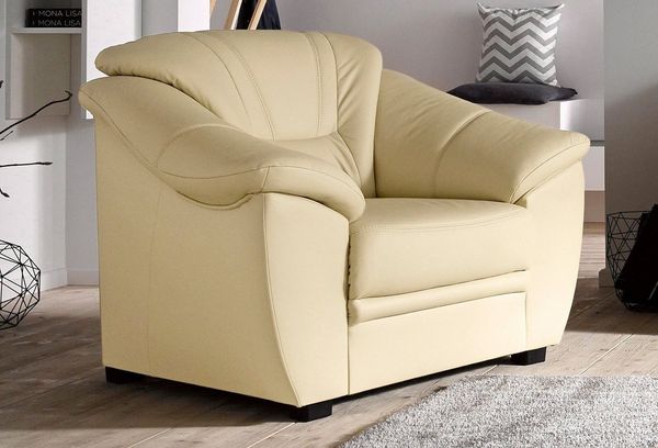 sit&more Sessel Savona, NaturLEDER®, inklusive komfortablem Federkern