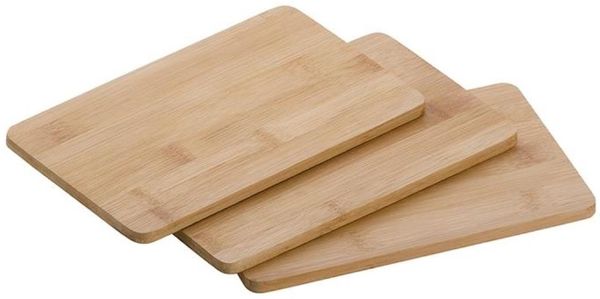 Kela Schneidebrett-Set 3tlg. Bambus bestehend aus: