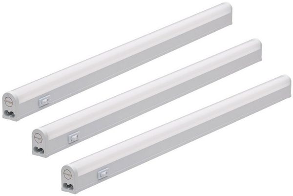 Oktaplex lighting LED Unterbauleuchte, Ein-/Ausschalter, LED fest verbaut, Warmweiß