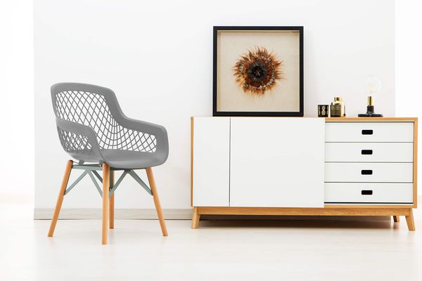 Stuhl Pure Style 2er-Set Grau Bild 2