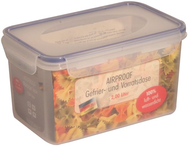 Frischhaltedose mit Deckel 2 L, luftdicht - temperaturbeständig -40 bis +120°C
