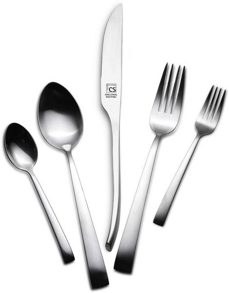Carl Schmidt Sohn Besteck-Set Cloppenburg (60-tlg), 12 Personen, Edelstahl 18/0, matt satiniert