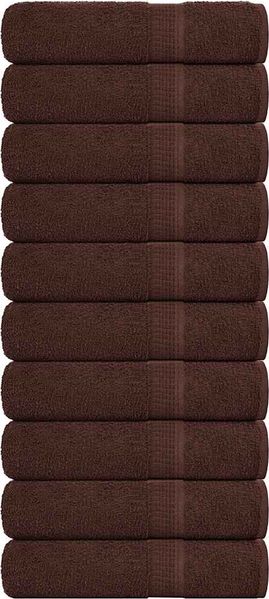 vidaXL Badetücher FROGN 10 Stk. Braun 100x150 cm 360 g/m² 136766