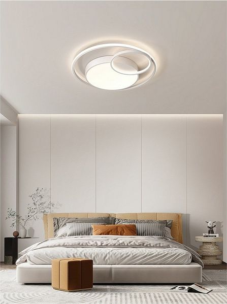 OYLCDI Deckenleuchten LED Deckenlampe Ø40cm,Dimmbar mit Fernbedienung für Wohnzimmer, 48W 3000-6500k, LED fest integriert, Modern Runde Wohnzimmer Schlafzimmer Arbeitszimmer Esszimmer Dekoration Lampen, Wohnzimmer-Leuchte